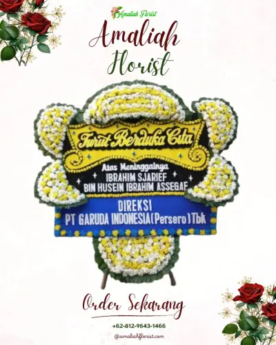 Papan Bunga Duka di Indrajaya
